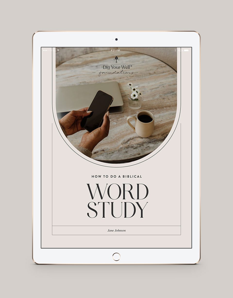how to do a biblical word study